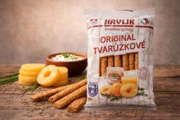 Havlík Trvanlivé tyčinky se sýrem a solí - Tvarůžkové 90g